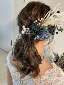 Bridal Hair back