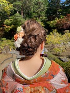 Bridal Hair Kimono2