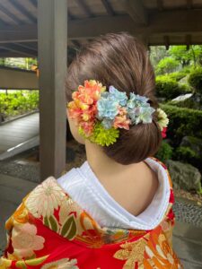 Bridal Hair Kimono