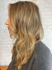 Warm Blonde Balayage