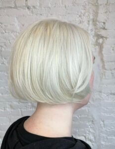 White Blonde Bob