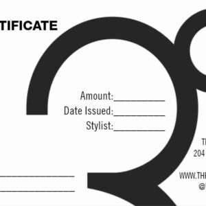<h5>THREE DEGREES SALON Gift Card</h5>